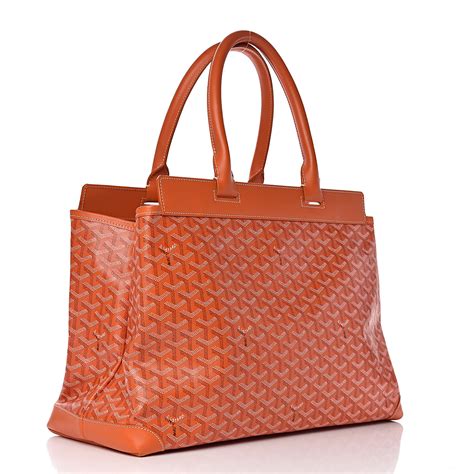 buy goyard bellechasse gm|GOYARD Goyardine Bellechasse GM Orange .